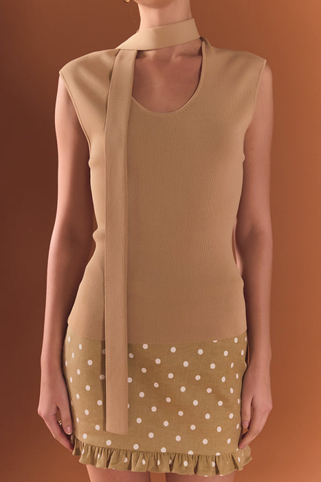 Knitted Neckband Top