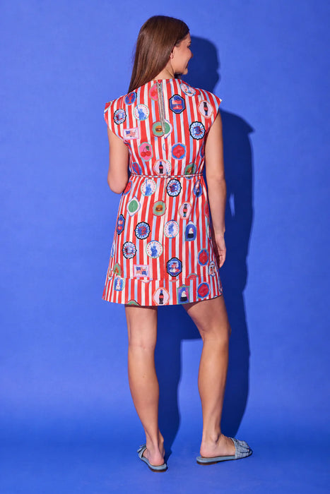 Leigh Dress in Freedom Icon