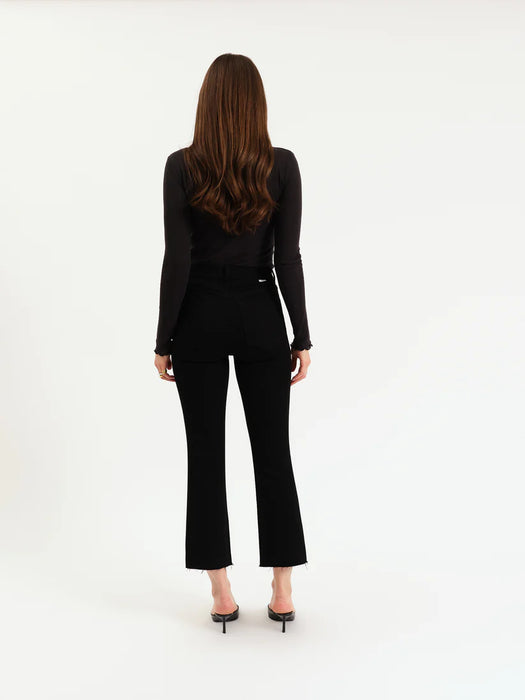 Shy Girl High Rise Crop Flare