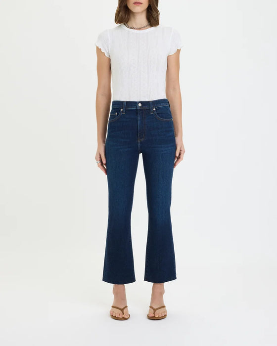 Shy Girl High Rise Crop Flare in Serene