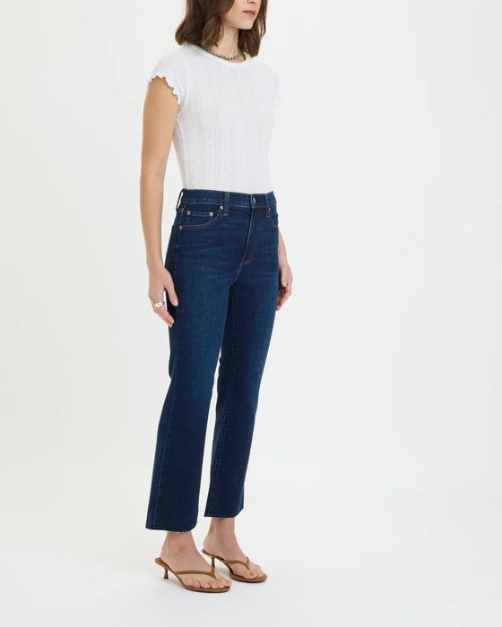 Shy Girl High Rise Crop Flare in Serene