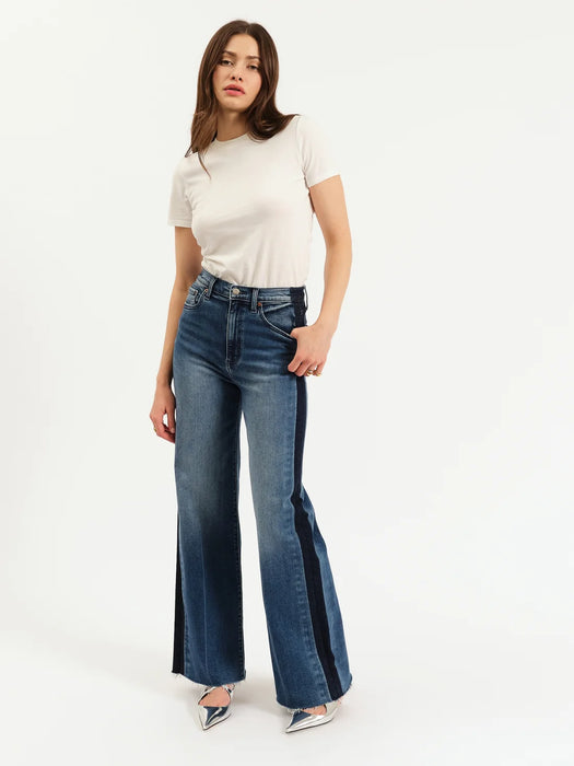 Far Out High Rise Wide Leg Tuxedo