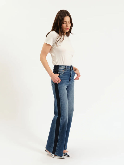 Far Out High Rise Wide Leg Tuxedo