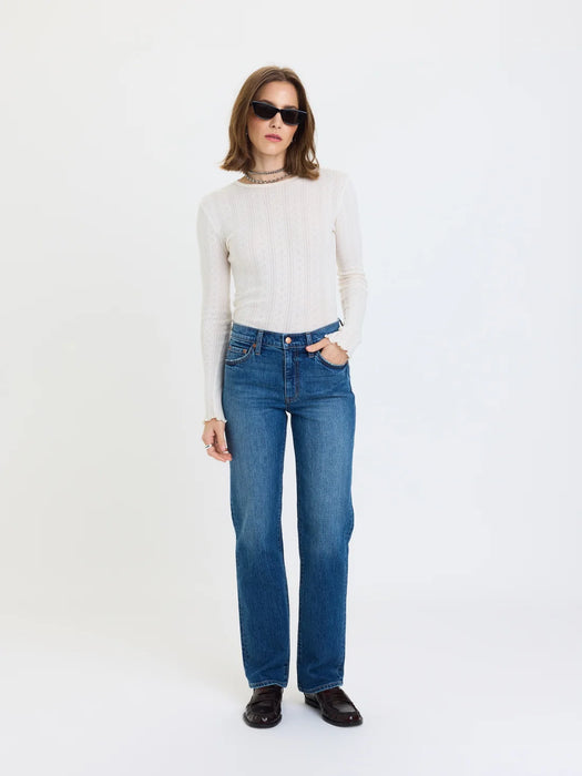 Rebel Mid Rise Slim Straight Surge