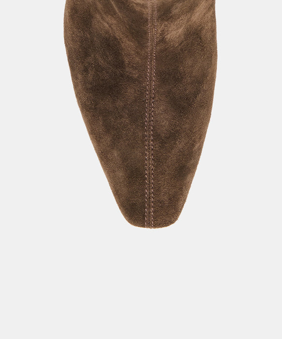 Bennet Suede Block Heel Bootie