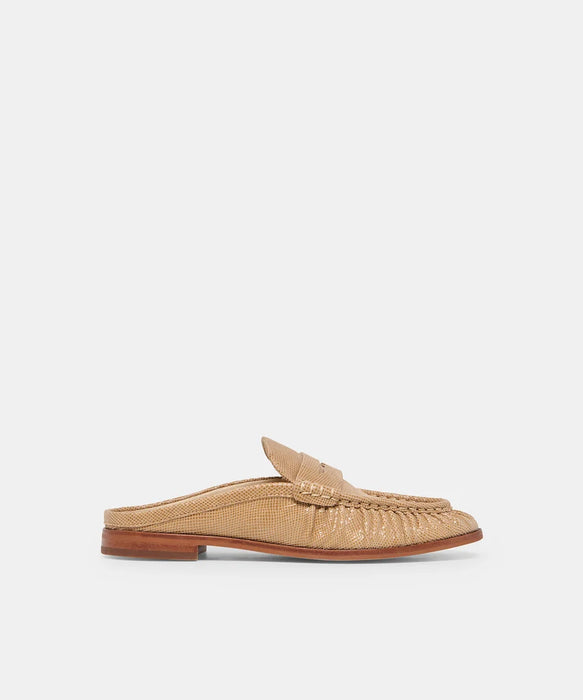 Betzy Embossed Suede Loafers