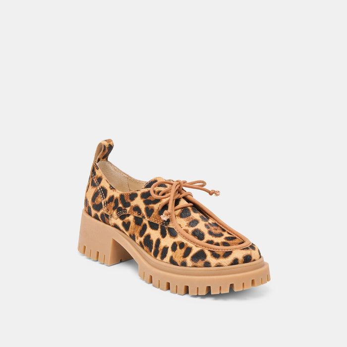 Milza Leopard Calf Hair Loafer