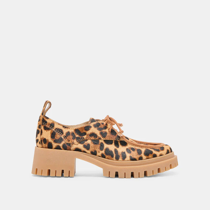 Milza Leopard Calf Hair Loafer