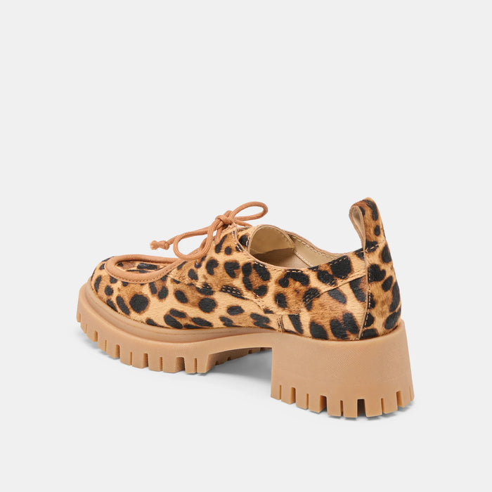 Milza Leopard Calf Hair Loafer