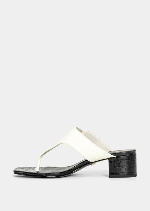 Elodie Block Heel Thong Sandal