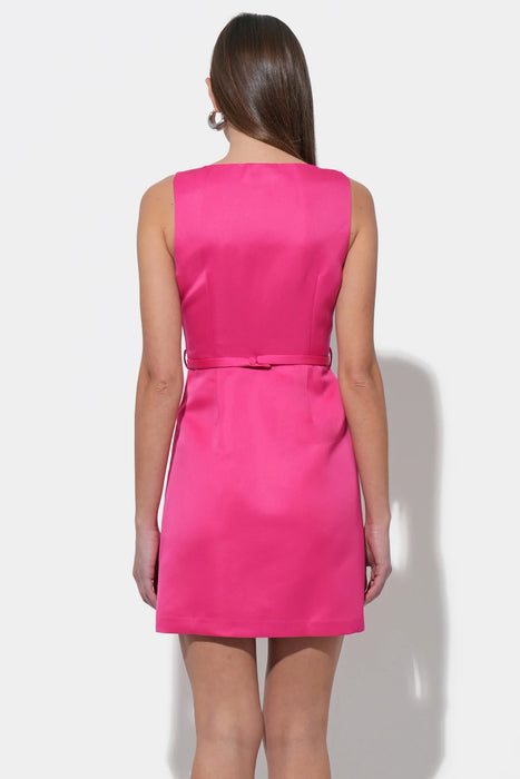 Barbara Satin Mini Dress