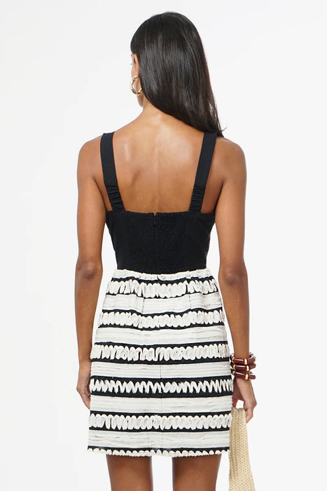 Bonnie Contrast Ribbon Mini Dress