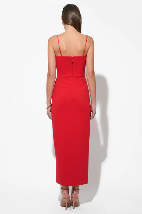 Solana Rosette Midi Dress