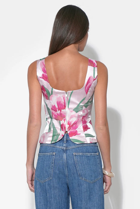 Sienna Sleeveless Jacquard Top