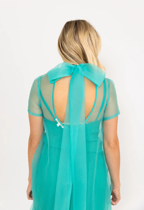 Organza Bow Maxi