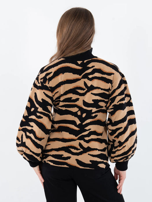 Lolli Sweater Tiger Jacquard