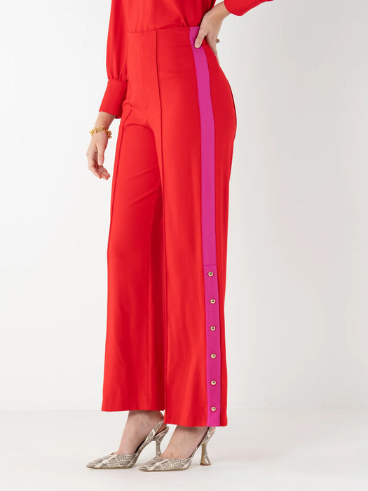 Paisley Pant High Risk Red