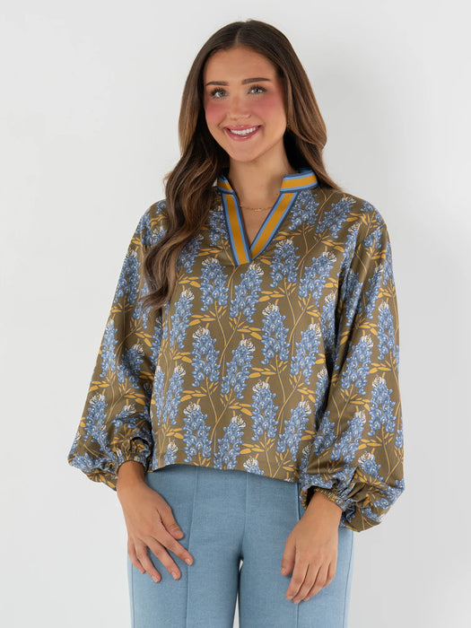 Lolli Top in Bluebonnet