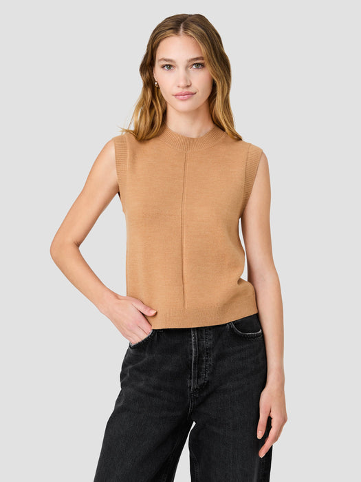 Babysoft Vertical Tick Crew Neck Top