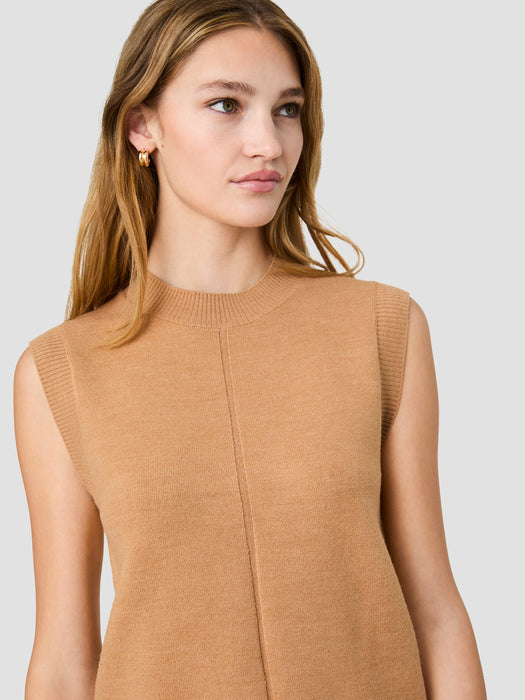 Babysoft Vertical Tick Crew Neck Top