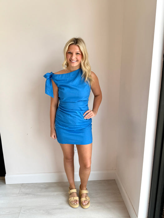 Kalia Asymmetrical Mini Dress