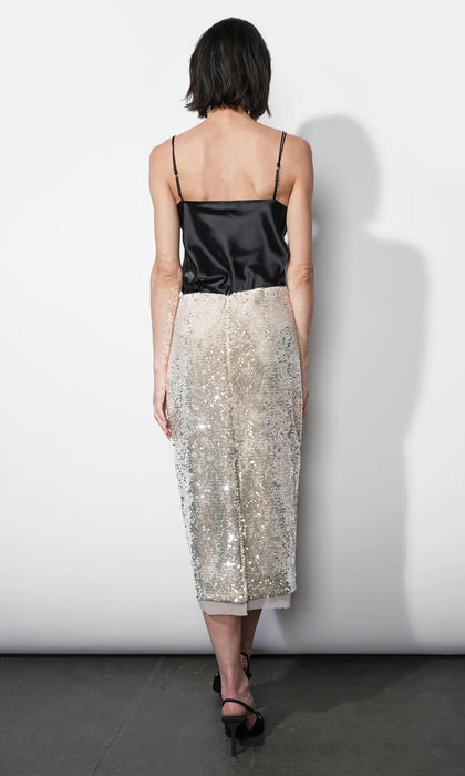 Gianna Velvet Midi Skirt