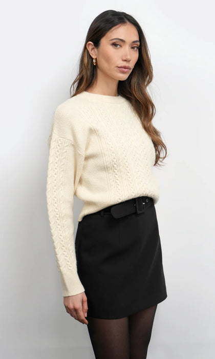 Finley Cable Knit Pullover Sweater