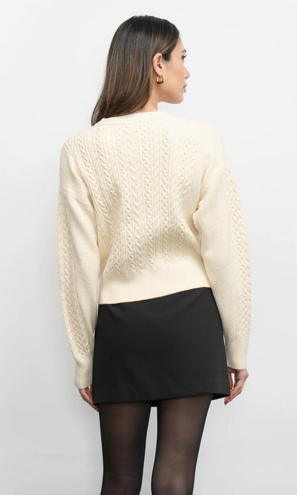 Finley Cable Knit Pullover Sweater