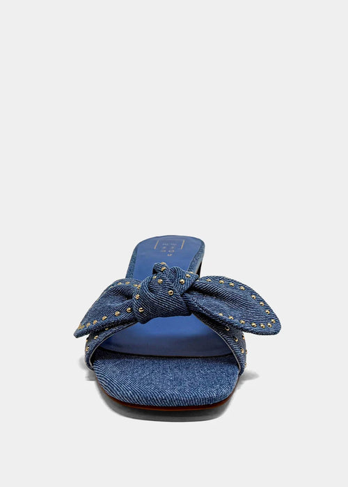 Guinevere Block Heel Denim Heel
