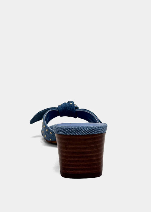 Guinevere Block Heel Denim Heel
