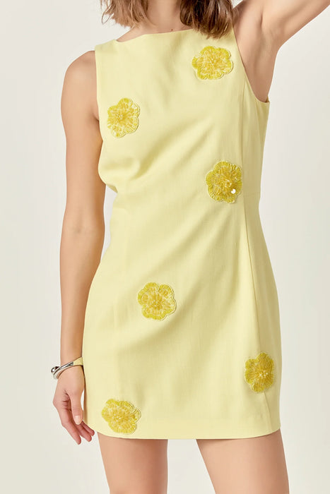 Embellished Mini Dress