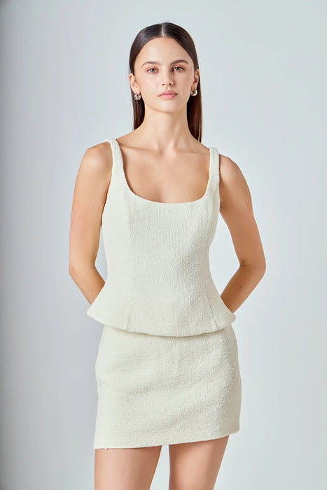 Tweed Tank Top