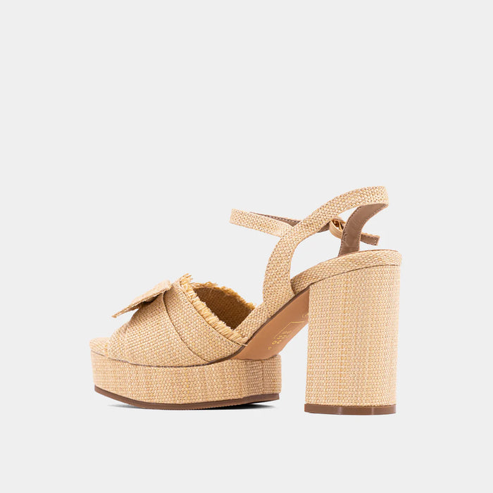Raffia Bow Heel