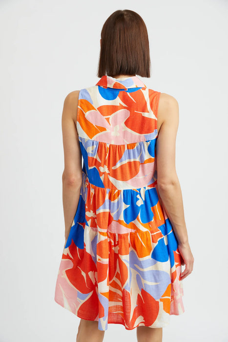 Printed Tiered Dress