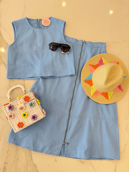 Stitch Detail Crop Top