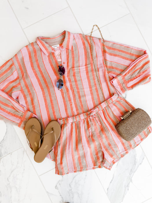 The Perfect Striped Short