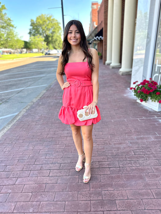 Linen Mini Dress