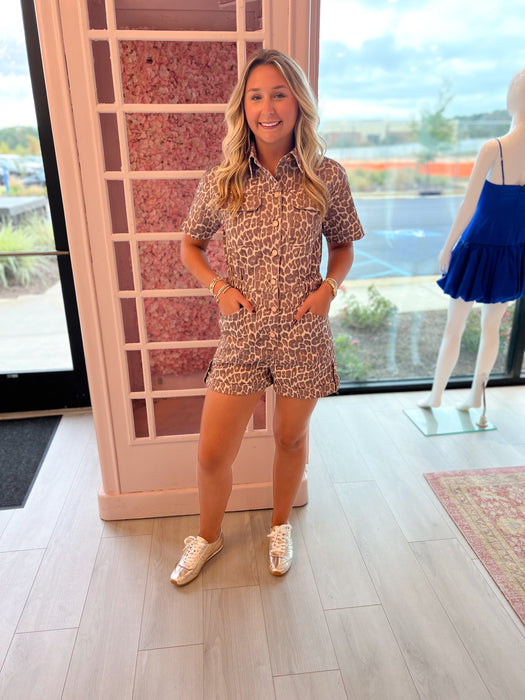 Denim Utility Romper