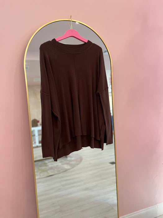 Novelty Cashmere Blend Crew Sweater