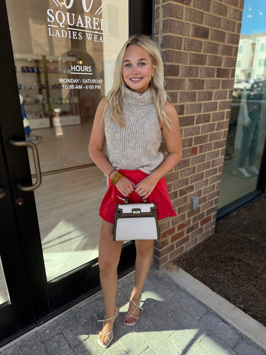 Turtleneck Sleeveless Sweater