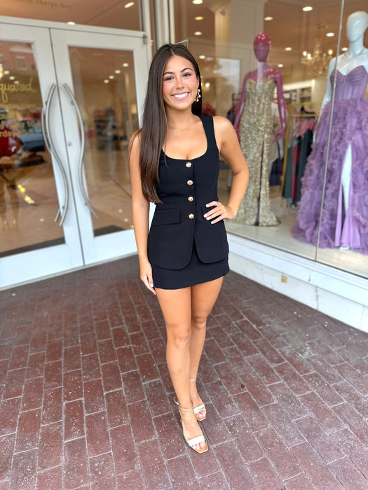 Kya Gold Button Romper H Squared Boutique Kya Gold Button Romper H Squared Boutique