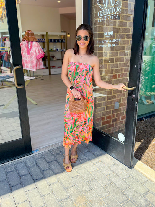 Sunset Ridge Pleated Dress
