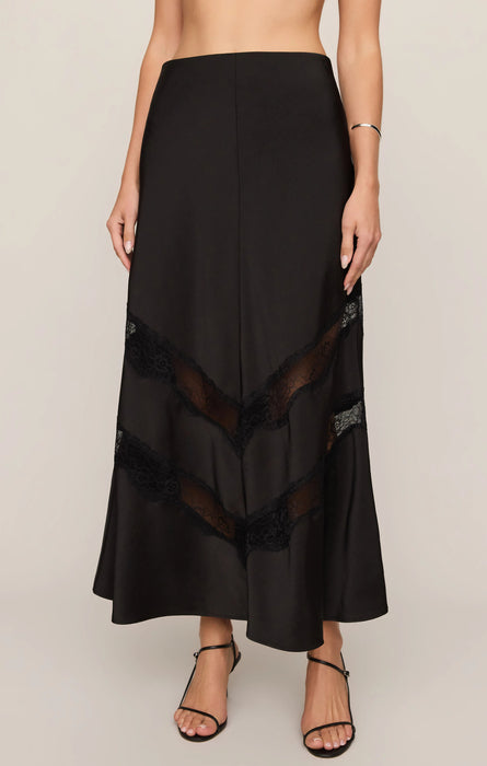 Kori Lace Inset Midi Skirt