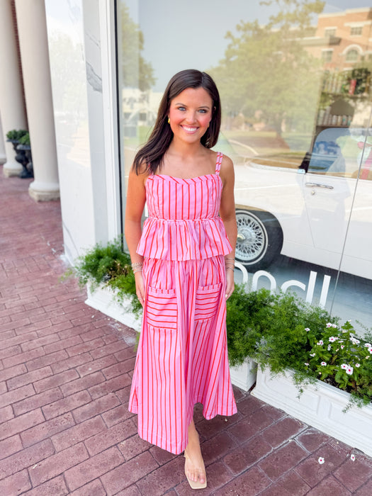 Striped Sleeveless Top
