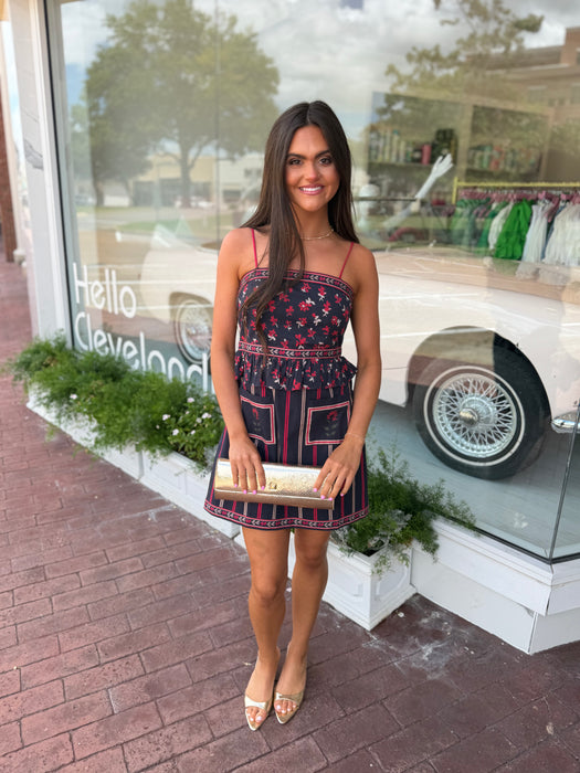 Grace Dress - Navy Amora
