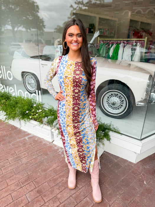 Dorit Dress in Golden Bouquet