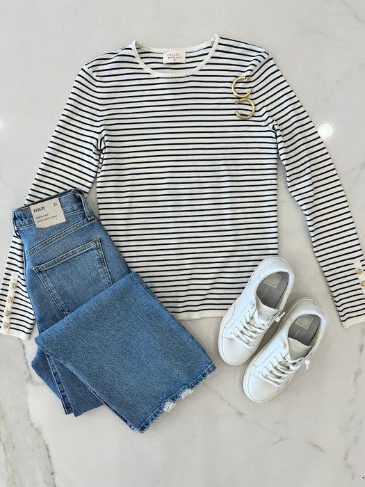 Stripe Knit Top
