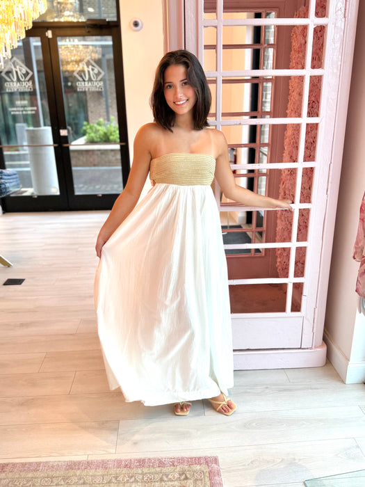 Dockside Maxi Dress with Twisted Rope