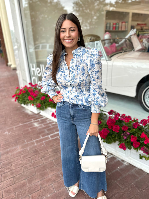Floral Print Button Down