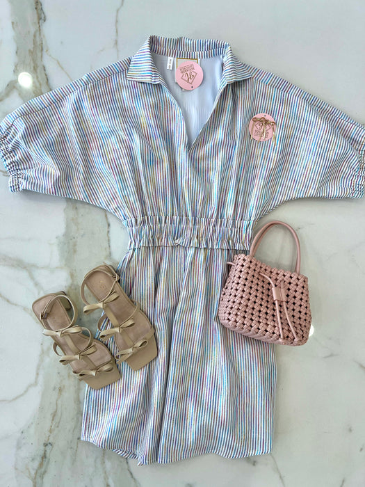 Party Stripe Palmer Dress
